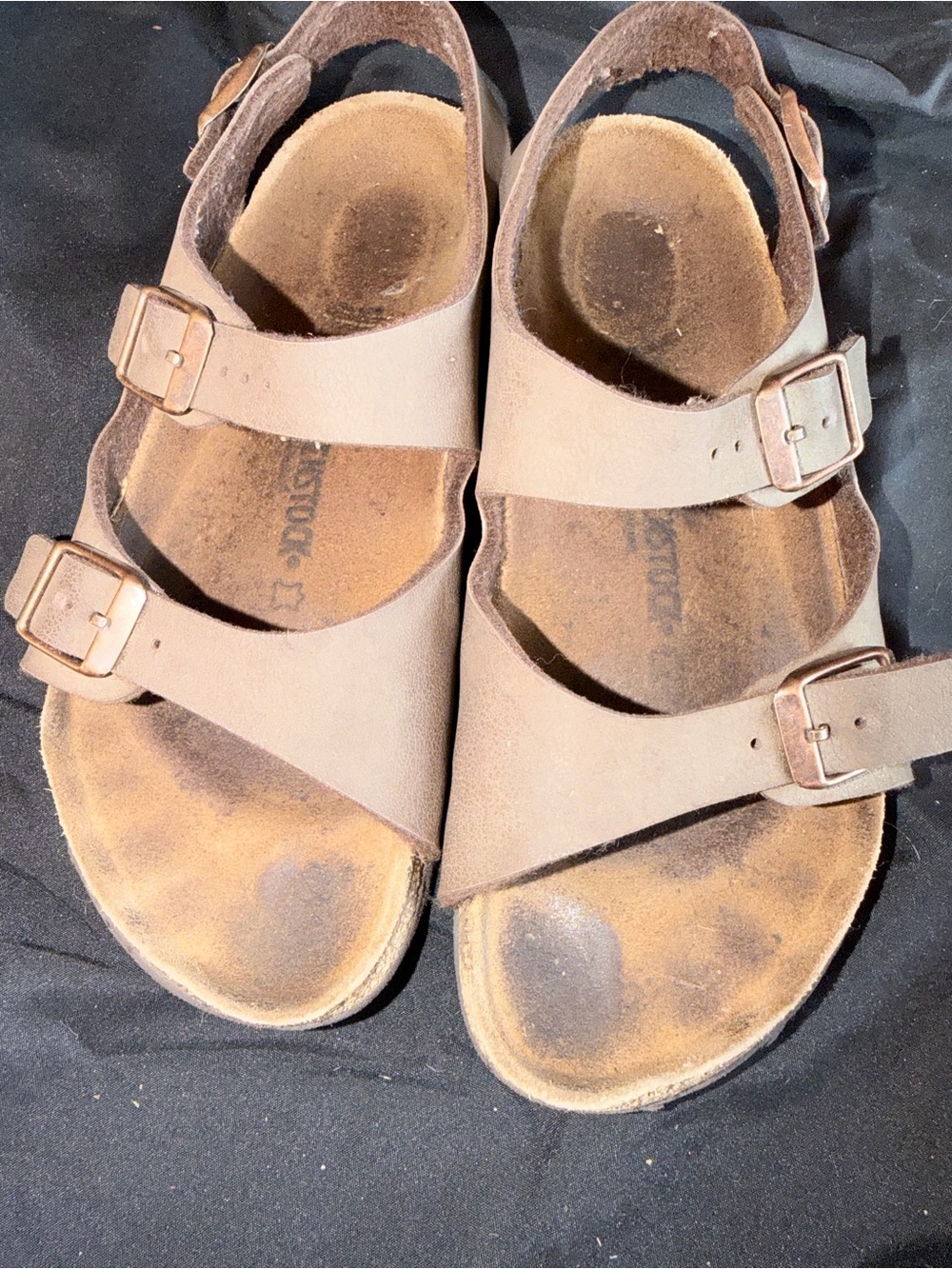 Birkenstock Milano Birko Sandals Kids 2 EU 33 Brown tan Casual